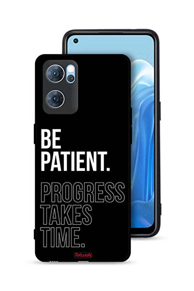 Tolwak غطاء حماية Oppo Reno7 5G كن صبورًا فالتقدم يستغرق وقتًا