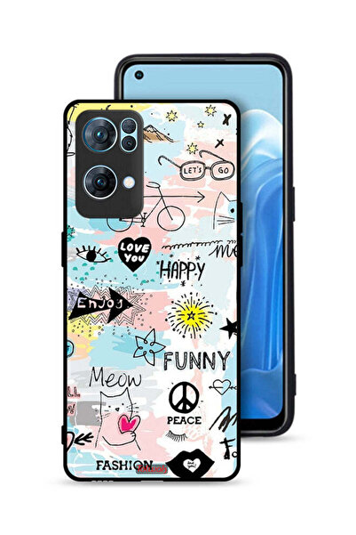 Tolwak Oppo Reno7 Pro 5G Protective Case Cover Love You Tags