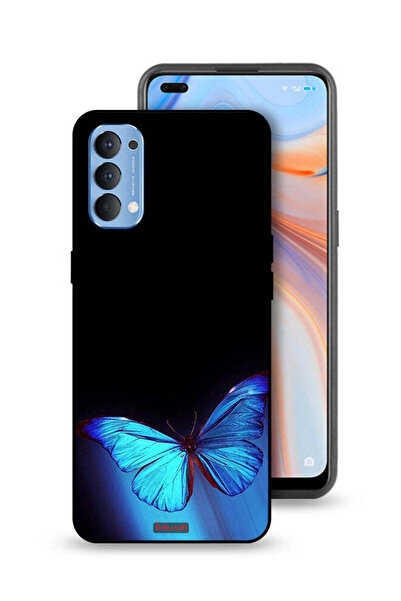 Tolwak غطاء حماية لهاتف Oppo Reno4 4G بنقشة فراشة