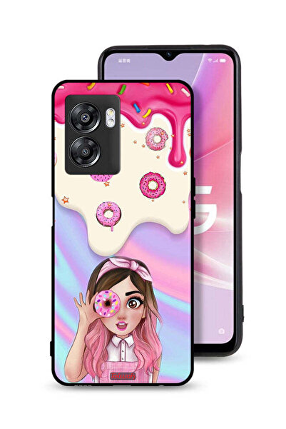 Tolwak غطاء حماية لهاتف OnePlus Nord N300 يحمل دونات