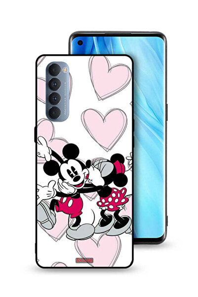Tolwak غطاء حماية لهاتف Oppo Reno4 Pro 4G بتصميم عناق ميكي ماوس