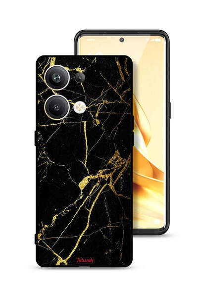 Tolwak غطاء حماية لهاتف Oppo Reno9 Pro Plus 5G - رخامي متصدع