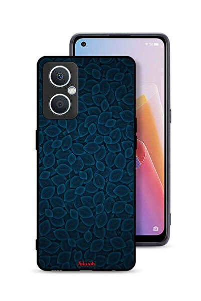 Tolwak جراب حماية لهاتف Oppo A96 5G (الصين) بنقشة أوراق فنية رقمية