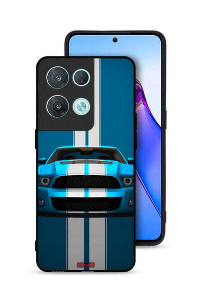 Tolwak Oppo Reno8 Pro 5G Protective Case Cover Car Abstract Art