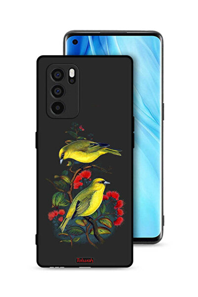 Tolwak غطاء حماية لهاتف Oppo Reno6 Pro 5G بنقشة طيور
