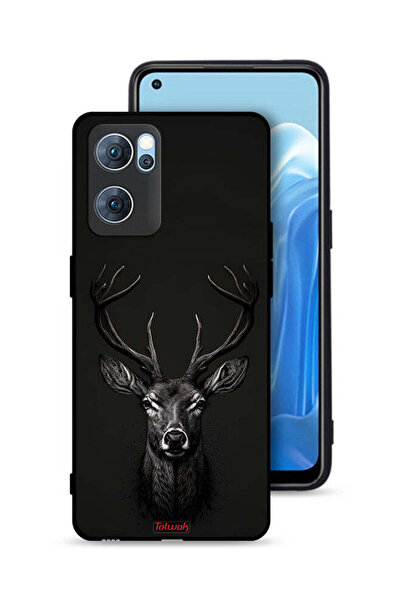 Tolwak غطاء حماية لهاتف Oppo Reno7 5G برسومات غزال رقمية