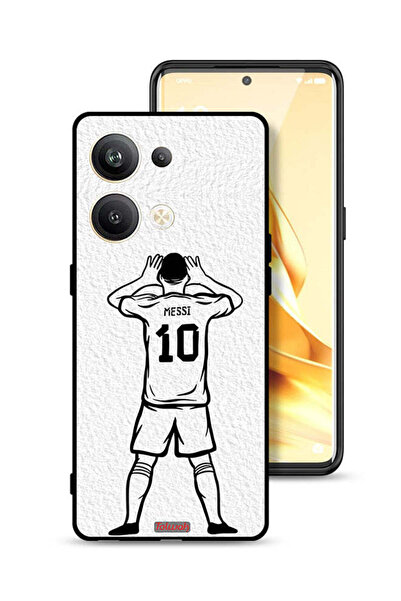 Tolwak غطاء حماية لهاتف Oppo Reno9 Pro Plus 5G - رسم ميسي