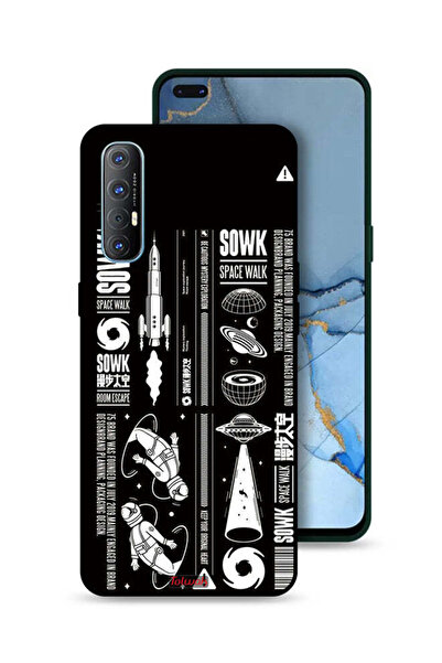 Tolwak غطاء حماية لهاتف Oppo Reno3 Pro 4G ملصق Sowk Space Walk