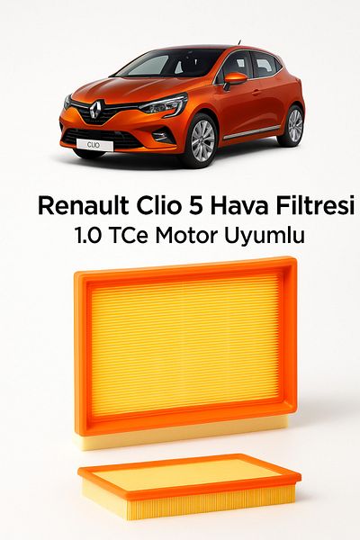 LeoParti Renault Clio 5 Car Air Filter |   1.0 Tce Engine Compatible 165464877R