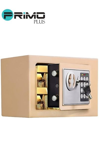 Primo Plus Compact Electronic Safe with Dual Locking System 27X22x23 cm