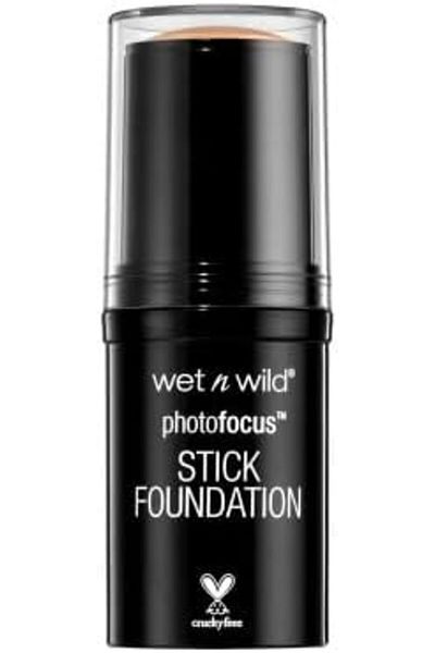 WET N WİLD Photo Focus Matte Foundation Stick Makeup, Shell Ivory | Vegan & Cruelty-Free
