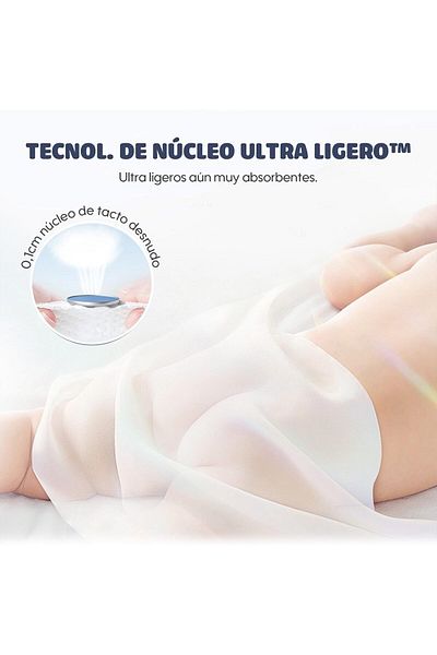 Aiwibi Comfy Dry Disposable Baby Diaper Super Soft and Ultra Thin, Anti-irritation Baby Pants, Super