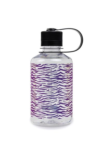 NALGENE 16 oz Nm Tritan Water Bottle Flask 0.5 Liter Rainbow Zebra 682023-0010