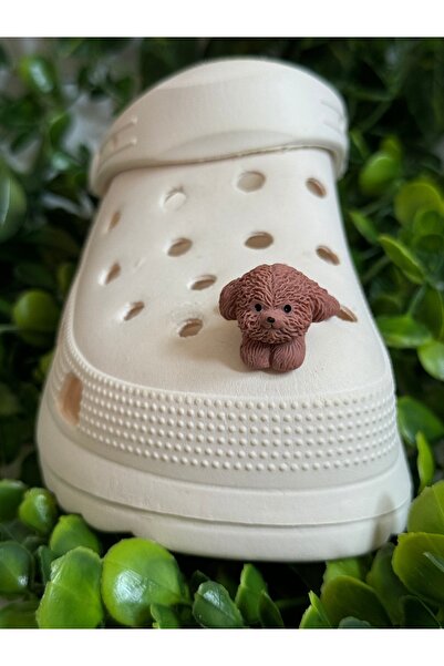 Crocs Poodle 3D Terlik Süsü/Üç Boyutlu Köpekli Terlik Charmı/Köpek Jibbitz
