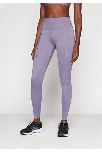 Nike Dri-Fit Go Firm-Support High-Waisted 7/8 Running Mor Kadın Tayt