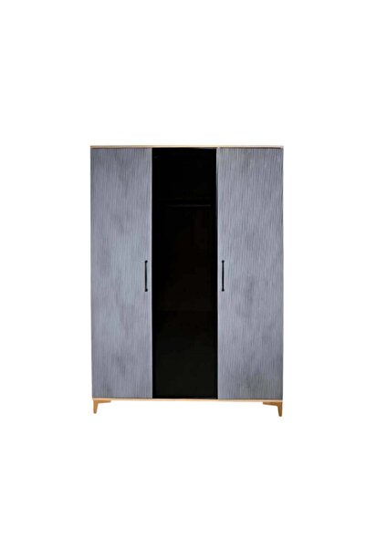 arionkids Ege Dolap 3 Kapaklı-Çekmeceli | %100 MDF | REHAU Kapaklı | Çekmeceli | Ağaç Ayaklı