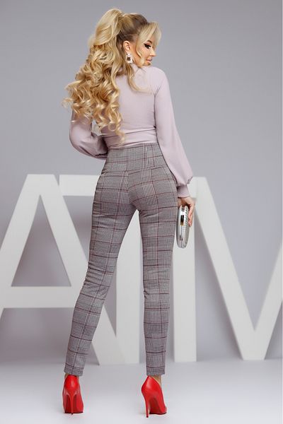Atmosphere Fashion Gray checked pants