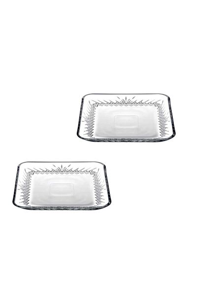 Paşabahçe Dessert Plate Set, 15X15 cm 2 Pieces