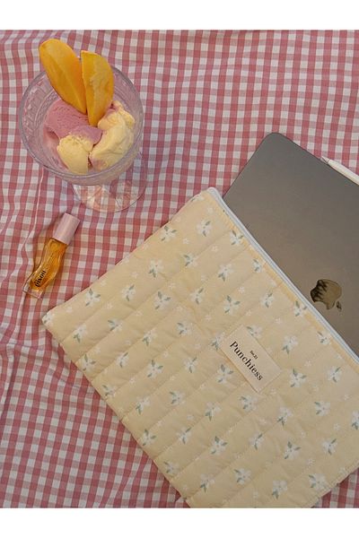 Punchiess Buttercream Blossom Tablet Case 11 Inch