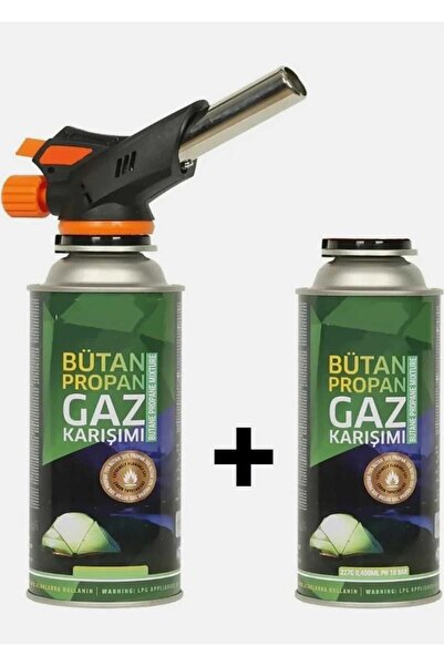 Skygo CHERMİK PÜRMÜZ BAŞLIĞI 2 ADET 227 GR YEDEK TÜPLÜ GAZ SETİ