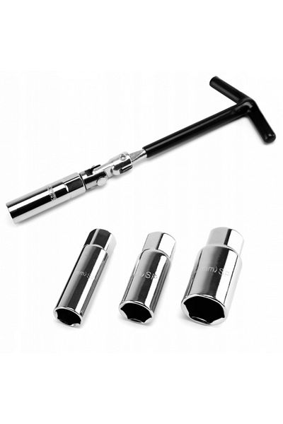 VERDA Cheie pentru bujii 14 mm, 16 mm, 21 mm - cap articulat SN3634