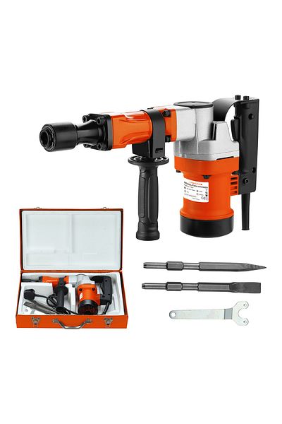 Lawazim Pro7 Demolition Hammer 1300W with Chisels and Case - For Concrete and Construction Wor