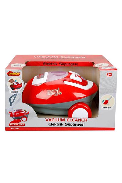 Sunman Fun Cleaning with Red Color Sound and Light Toy Vacuum Cleaner!