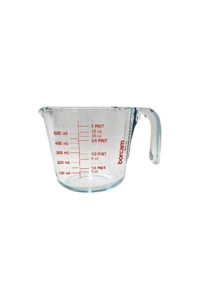 Paşabahçe Pasabahce Borcam Measuring Cup with Measuring Mark 500 Cc Single
