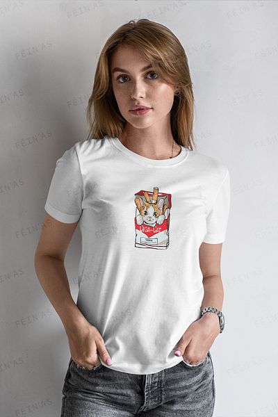 feinas Γυναικείο Tshirt - Ciga Cat