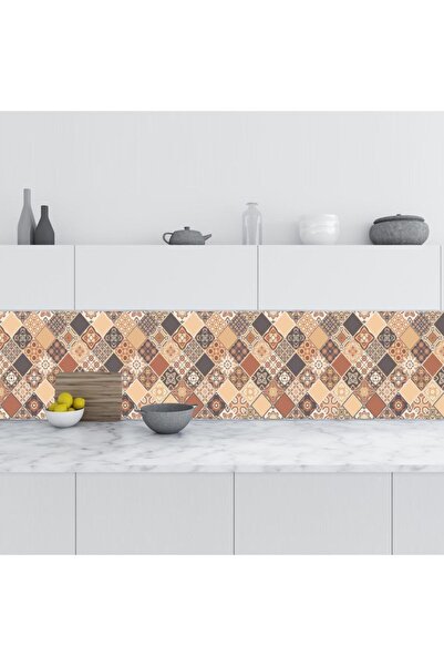 Rabadon ملصق تغليف بلاط رخامي لاصق لسطح المطبخ مقاس 60 سم × 100 سم