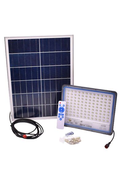 Jortan Set Proiector de 600W + Panou solar mare + Telecomanda Joyful Box