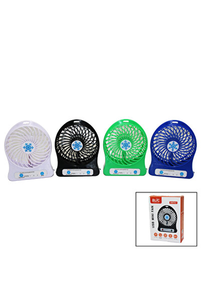 shop Mini Fan Usb Şarjli Masa Üstü Mini Vantilatör (5275)