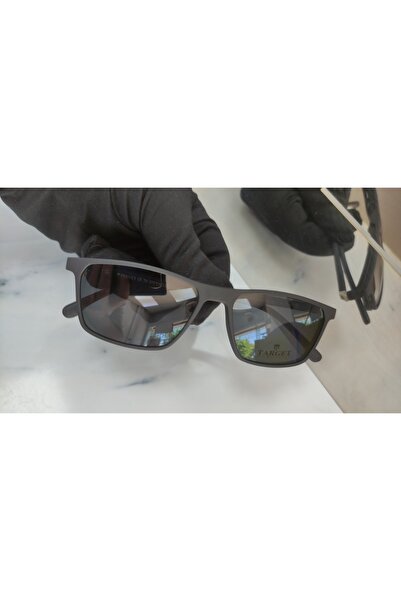 Target Tk300 C.0101M 54Ekt Unisex Polarized Clip-On Blue Light Screen Protected Glasses (Matte Black)