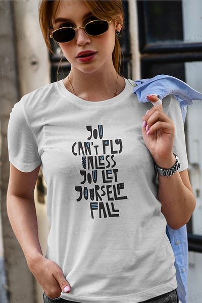 feinas Γυναικείο Tshirt - Δεν μπορείτε να πετάτε