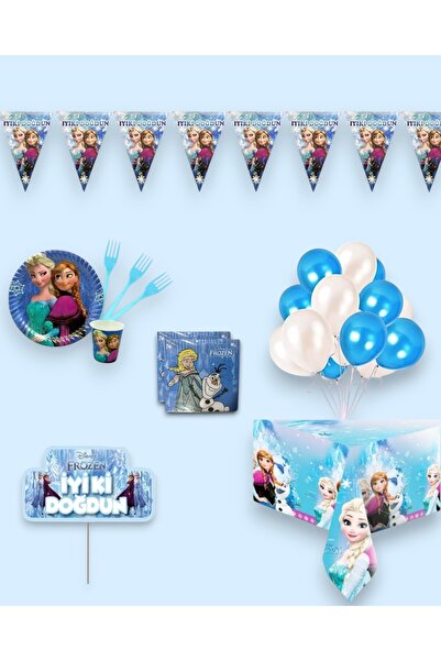 Evabrite Set de petrecere pentru ziua de naștere Frozen Elsa Frozen pentru 32...