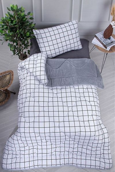 YALITEKS HOME Single Cotton Welsoft Quilt Set – Quilt+Pillowcase |   Suitable for 4 Seasons Use |