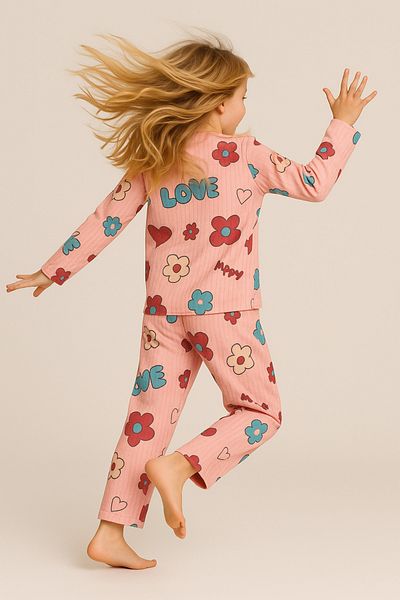 MAXI DRY Cotton Interlock Fabric Seasonal Double Bottom Top Set 3-14 Years