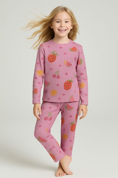 MAXI DRY Cotton Interlock Fabric Seasonal Double Bottom Top Set 3-14 Years