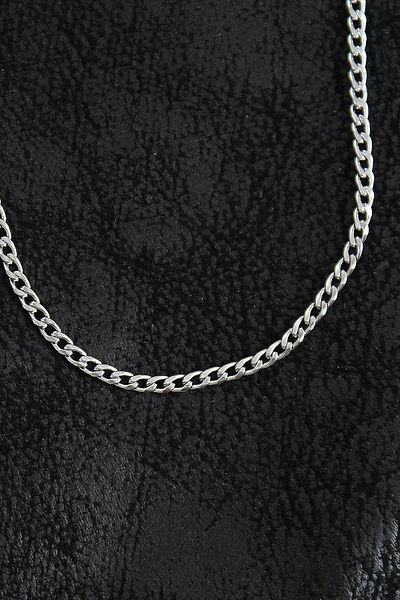Clariss 316L Steel Thin Classic Chain Model Silver Color Men's Necklace