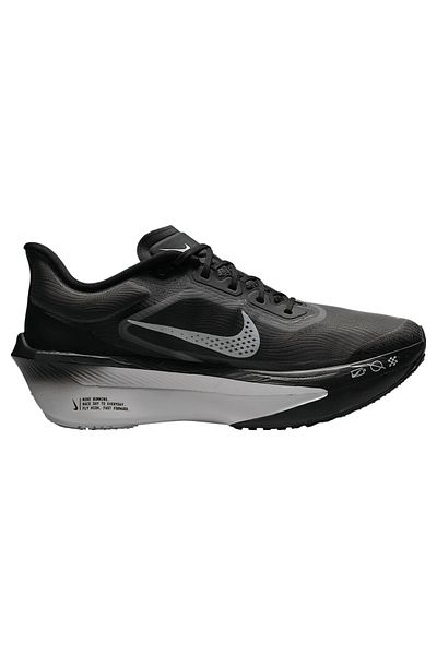 Nike Zoom Fly 6 Men's Road Racing Shoes - Black / Light Smoke Grey