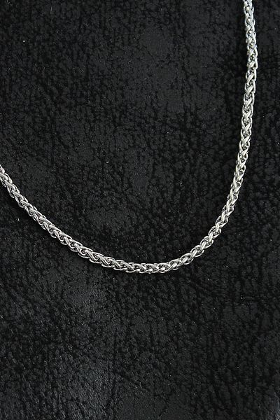 Clariss 316L Steel Mesh Chain Model Silver Color Men's Necklace