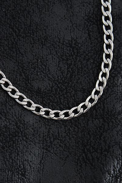 Clariss 316L Steel Thick Classic Chain Model Silver Color Men's Necklace