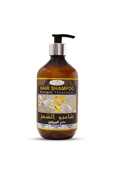 ECOLYTE+ La Parisienne Premium Luxury Shampoo, Repair & Shine, For Men & Women - (Protein Treatment, 500 ml)