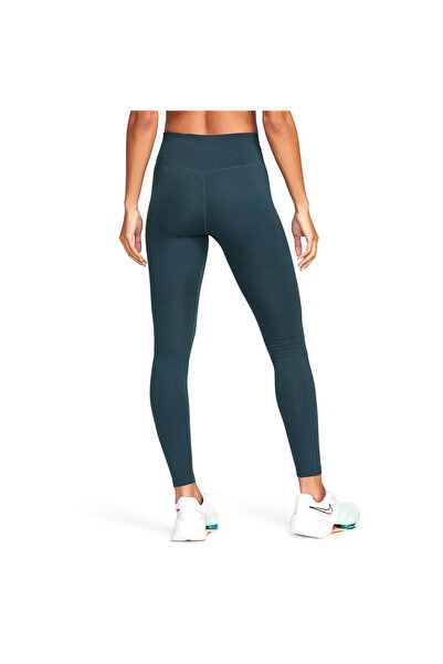 Nike Women's One Dri Fit Mid-Rise Yüksek Belli Yeşil Kadın Tayt