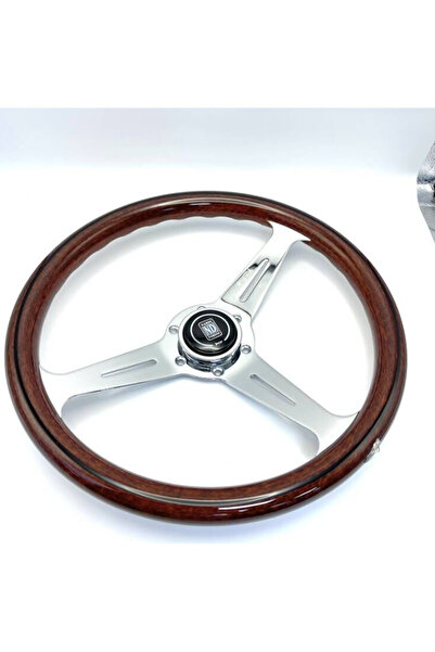 Cartex RETRO DİREKSİYON SİMİDİ AHŞAP-GÜMÜŞ RENK