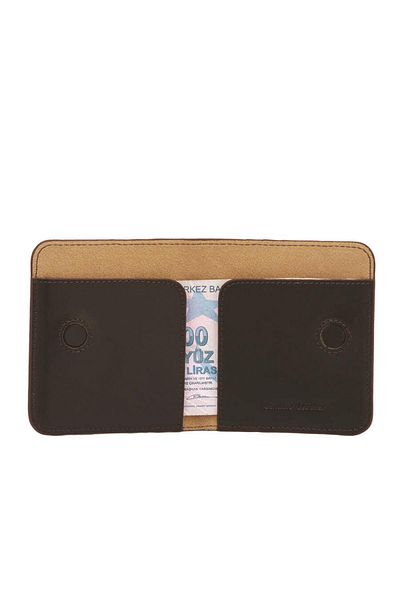 Tergan S1Ce00001639-W14 Leather Men's Wallet - Brown