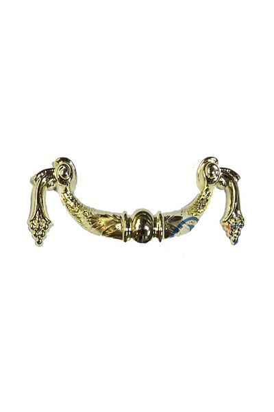 MBB ETİCARET Decorative Zamak Grape Handle - 64mm, Yellow, 100 Pieces