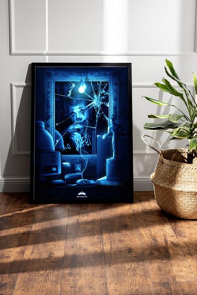 Saturn Nikola Jokic Joker Framed Painting - Basketball Nba Poster Painting