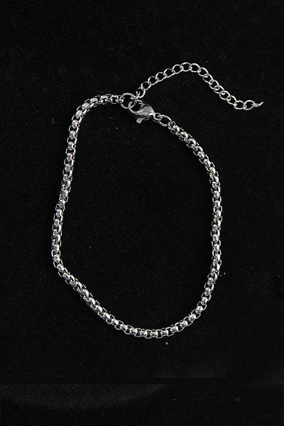 callerrons accessories Knitted Model Silver Color Men's Bracelet - Ebj250705W36422