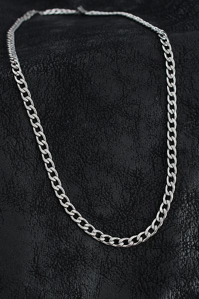 Clariss 316L Steel Thick Classic Chain Model Silver Color Men's Necklace